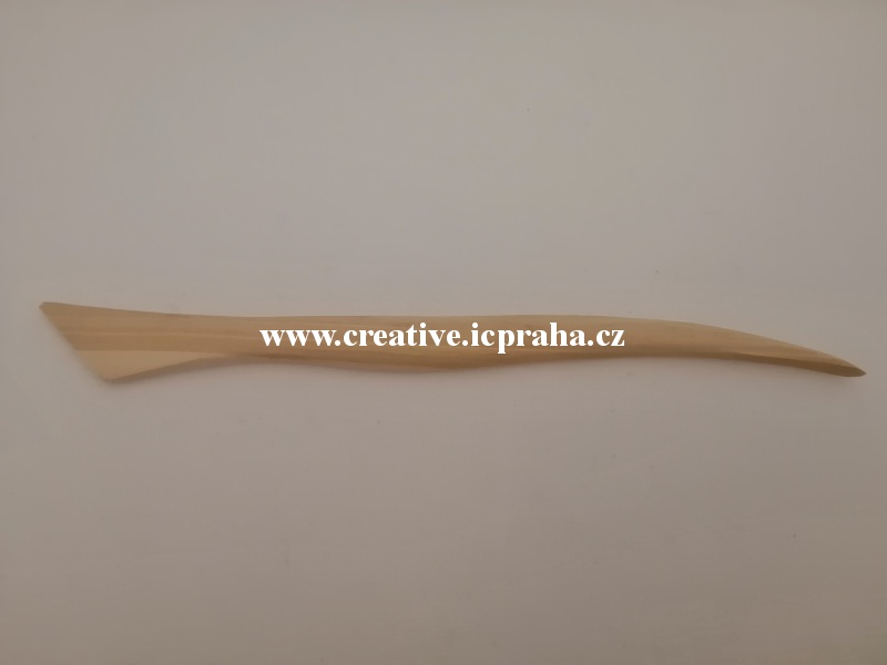 špachtle umělecká dřevěná dl.20cm